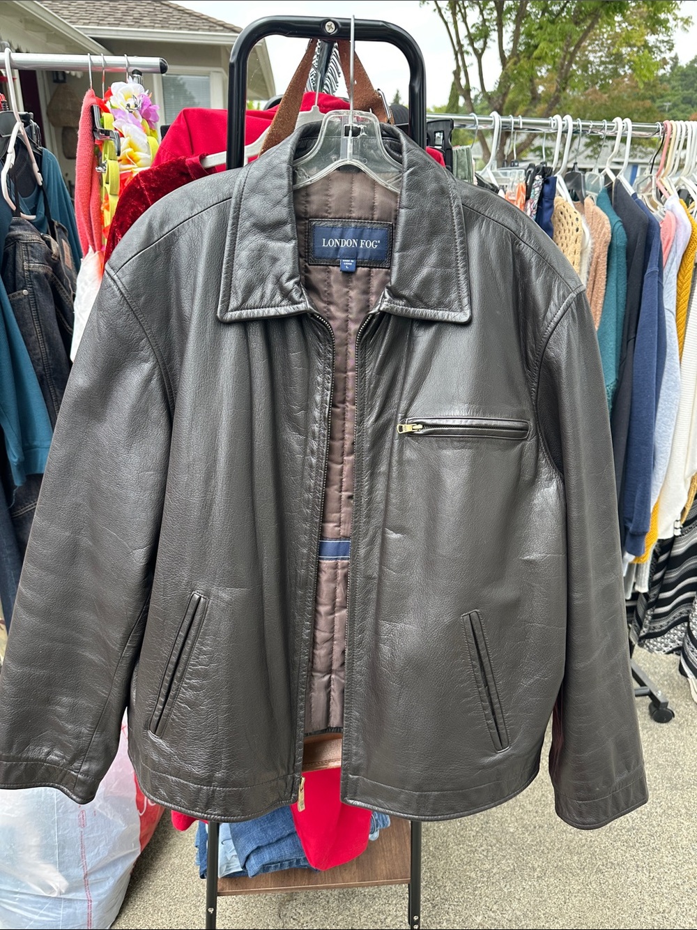 Large Leather jacket. Excellent condition.